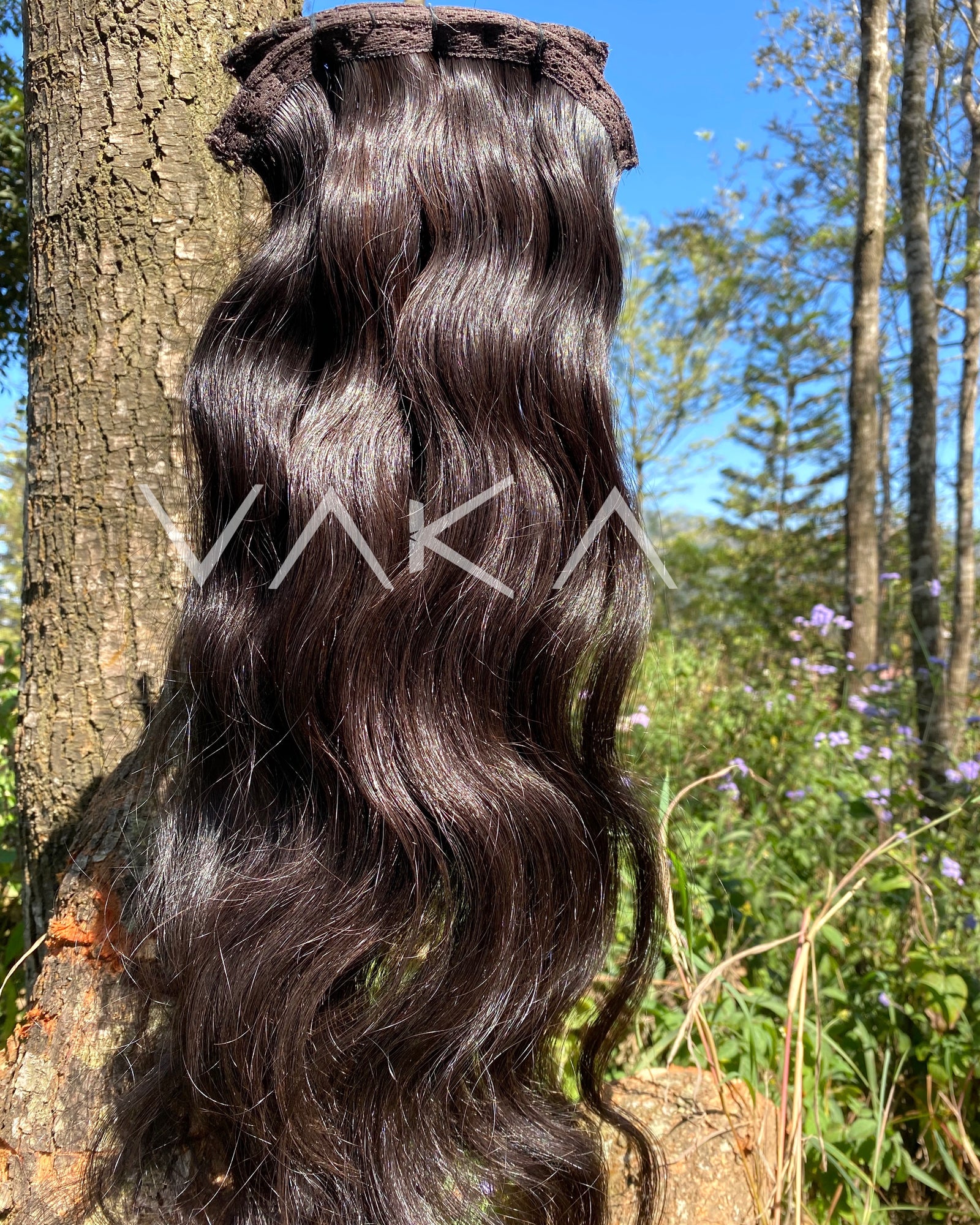 Madagasca Wavy Clip Ins - Human hair extensions