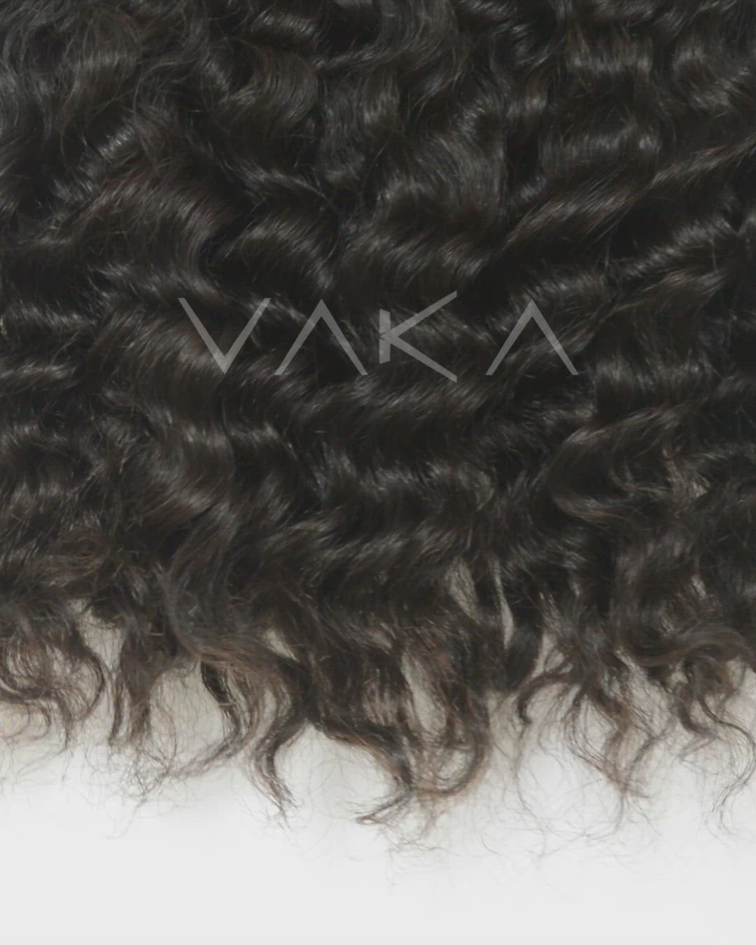 Curly hair weave