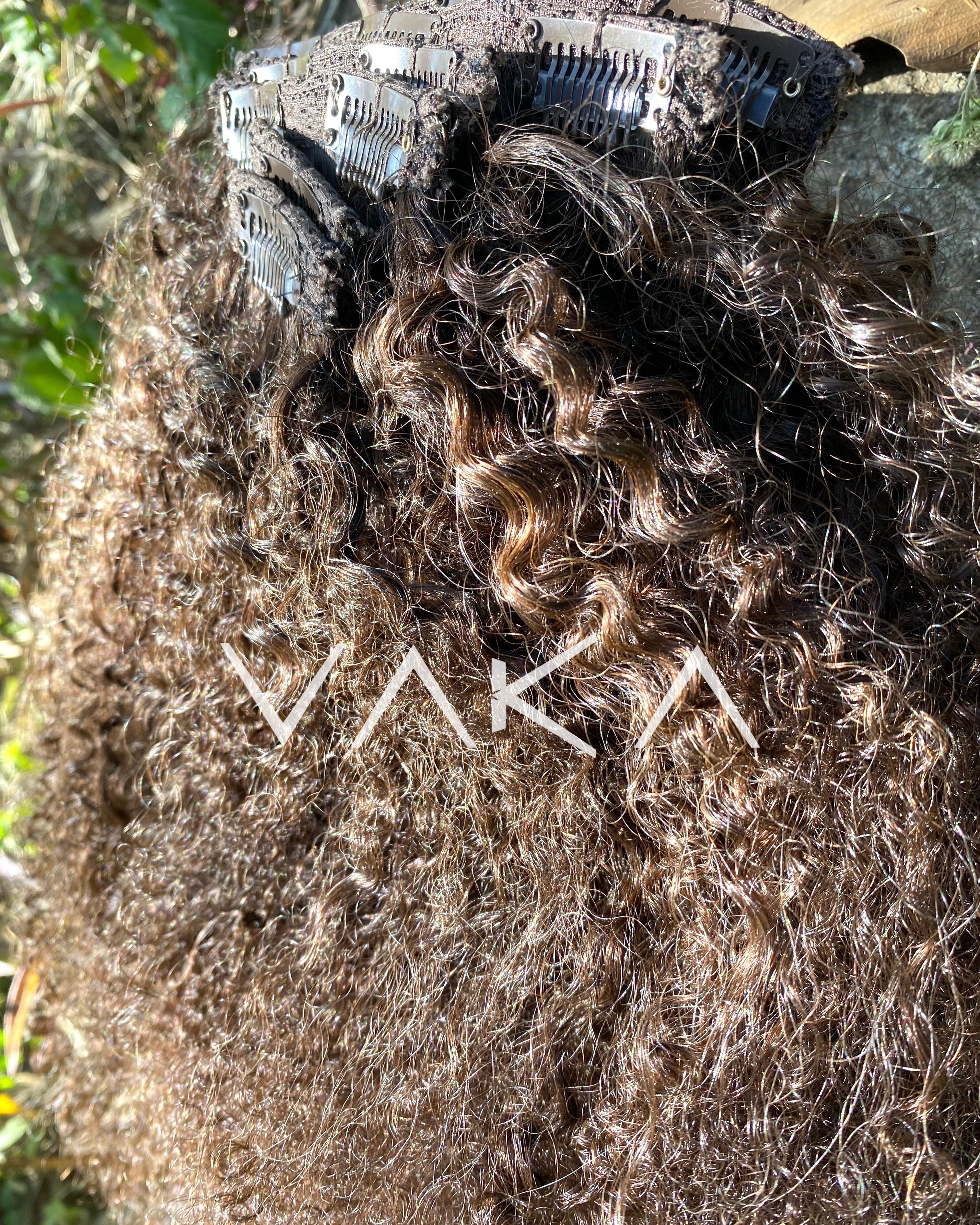 Clip Dans Les Extensions De Cheveux Humains 4C Bouclés